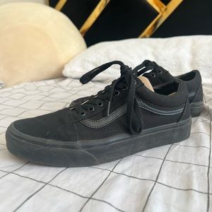 Brand new VANS Old Skool Mono Skate Shoes Black size 7.5